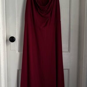 Burgundy Women's Dress